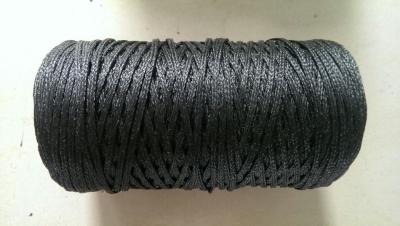 China 3mm Black Braided Polyethylene Twine for sale