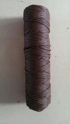 China 3mm Chocolate Brown Braided Polyethylene Twine for sale