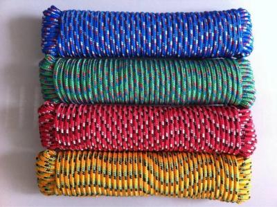 China Colored Diamond Braided Poly Rope for sale