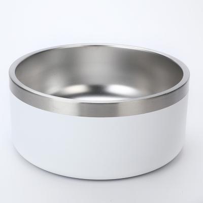 China 304 Stainless Steel Viable Dog Bowls, Anti Slip Pet Bowl For Small Medium Dogs, Pet Feeder Cat Water Bowl No Spill for sale