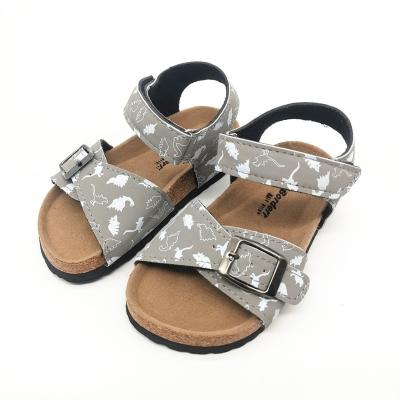 China New Wholesale High Quality Flat Small Toddler Kid Boy Sandals for sale