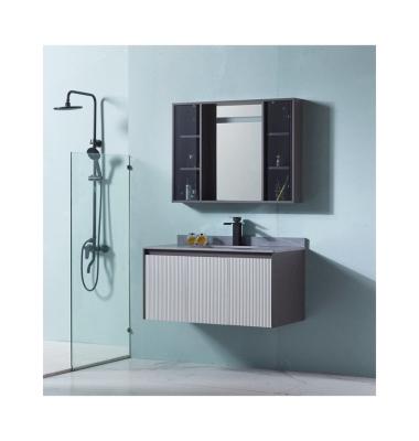 China Factory Direct Wholesale 38-46 Inch Modern Combined Vanity Mirror Hanging Bathroom Cabinet for sale