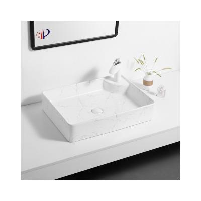 China Factory Wholesale Modern Stylish Countertops Sinks New Hotel Commercial Bathroom Sink for sale