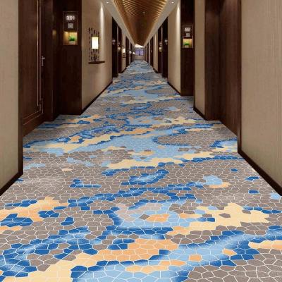 China Washable Carpet Finish Brown Seamless Printed Pattern for sale