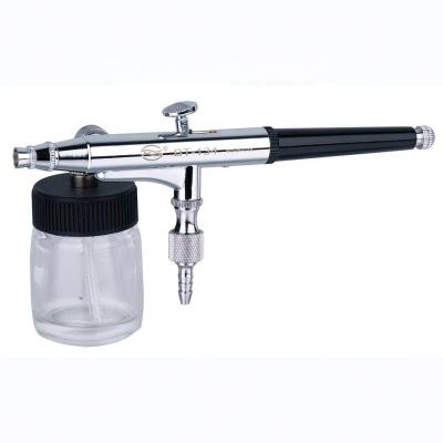 China 2Option AIRBRUSH PAINT For BT-134 Cup Dual Action With Glass Bottle Used For Body Painting /Nail Painting /Airbrush For Hardening Decoration for sale