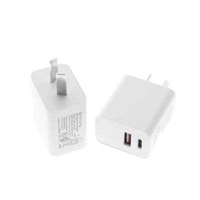 China CE 18W AU US EU Mobile Phone Wall USB Cables Charger Fast Charging 3.0 Adapter SAA Palladium High Speed ​​Charger Fast Charger for sale