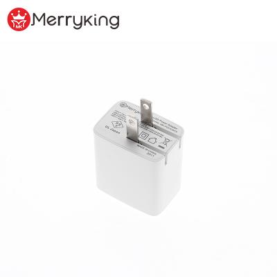 China Fast Charger 5v 3A 12V 1.67V 18W AC100-240V USA Mobile Phone Charger PD QC3.0 Fast Interchangeable Port Plug Max Power Adapter For iPhone for sale