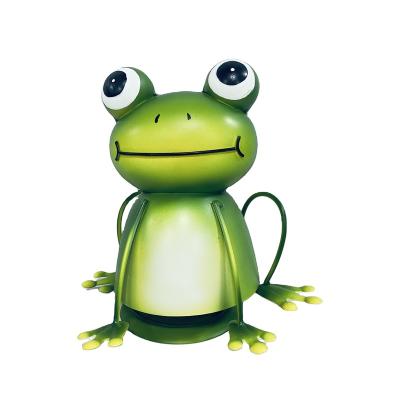 China Art Decor Frog Decoration with Spring Shaking Frog Garden Decoration for sale