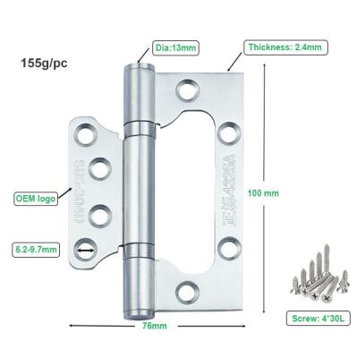 China Modern Customized Heavy Color Size Stainless Steel Iron Ball Bearing Window European Door Hinges for sale