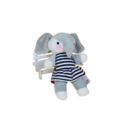 China Stuffed Elephant Plush Toys Baby Stuffed Elephant Wear Edges Soft Plush Toy Elephant for sale