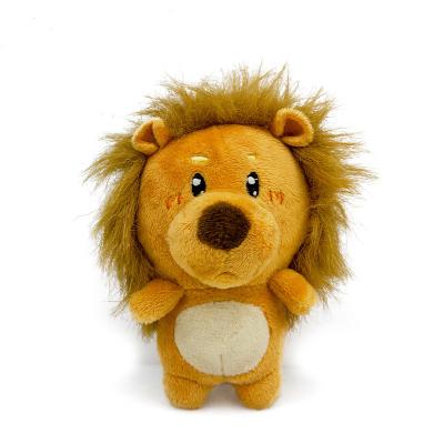 China Lovely 10cm Key Chain Stuffed Animal Plush Toy Lion Key Chain Stuffed Animal Lion Custom Stuffed Toy for sale