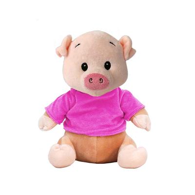 China Super Soft Creative Cute Stuffed Animal Plush Toys Bedtime Low Price Festival Gift Bedtime Pig Toy for sale