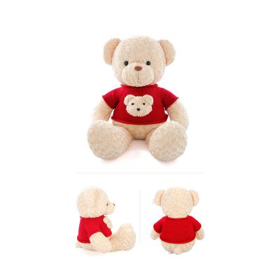 China Wholesale Plush Factory Sweater Teddy Bear Hug Bear Doll Plush Toy Bear Give Gifts for sale