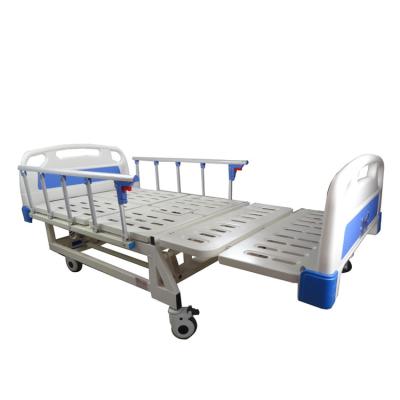 China 2021 Hospital Brand New Design Medical Patient Bed Hospital Nursing Manual Bed for sale