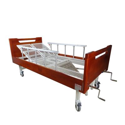 China 2021 New-Product Metal ABS Bed Medical Hospital Medical Bed With Mattress Manual for sale