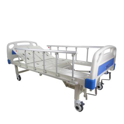 China 2021 Metal Design Hospital Furniture Professional Patient Treatment Bed Manual Nursing Bed for sale