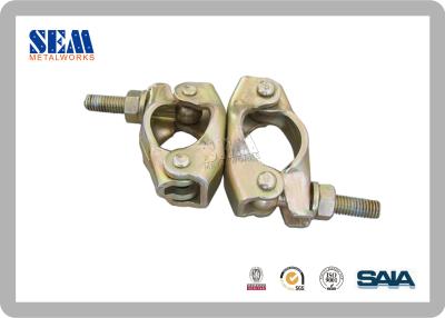 China Galvanized Double Scaffolding Clamps with 48.6*48.6mm and SS400 for sale