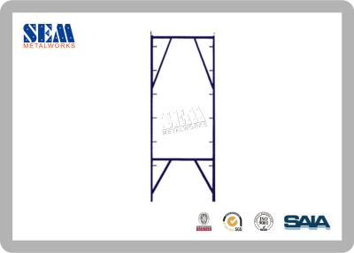 China Walk Thru Steel Tube Japanese Scaffolding / swivel clamp scaffolding for sale