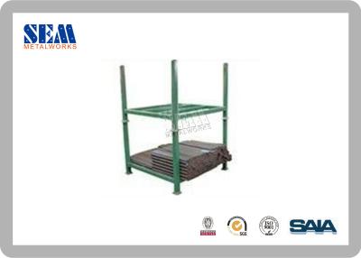 China Corrosion Protection Steel Metal Storage Racking With Square Tube, Top Cap And Bottom Cap for sale