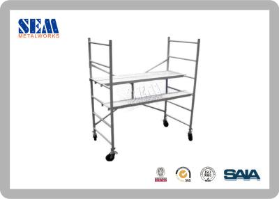 China 6 Height Aluminium Scaffolding , Lightweight / Easy Storage Scaffolding For Sale for sale