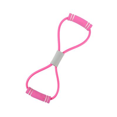 China Portable High Quality Colorful Eco - Friendly 8 Shapes Resistance Band For Bodybuilder for sale