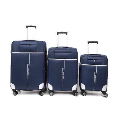 China High Quality Oxford 3pcs 210D Polyester Luggage Set Expandable Suitcase for sale