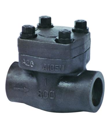 China Forged Alloy Steel Swing Check Valve, A105N Npt End Bolted Cover Swing Check Valves for sale