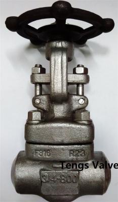 China Forged Steel BW Ends Handwheel Gate Valves 800Lbs-900Lbs-1500Lbs for sale