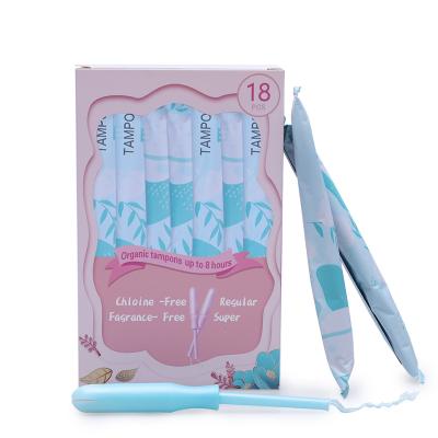 China Vaginal Clean Point Tampon Wholesale Organic Bulk 100% Organic Cotton Vagina Catheter Tampon Applicator Menstrual Pads for sale