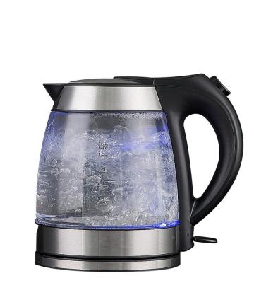 China Wholesale 1.7L Commercial China Kettle Water Kettles Stainless Steel Luxury Electric Glass Kettle for sale