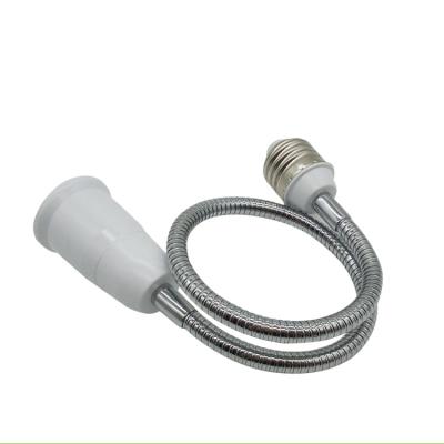 China Flexible Screw Extension Adapter Screw Socket Led Universal Elbow E27 Lamp Holder for sale