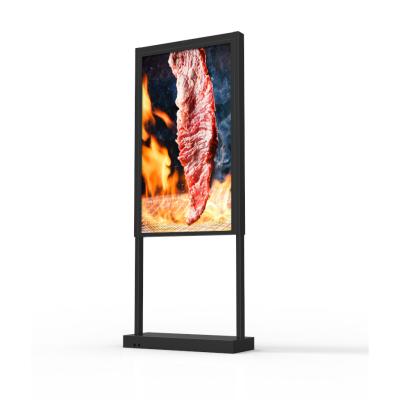 China Secure Metal Patio Interactive Touch Screen Kiosk Station 4G Touch Screen 55 Inch à venda