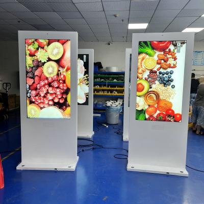 China Commercial IP65 Waterproof Outdoor Digital Signage Displays Anti Theft Vertical en venta