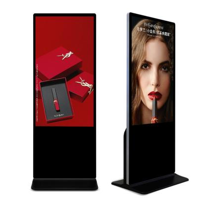 中国 Android Floor Standing LCD Advertising Player Screen 3840x2160 Resolution Touchscreen 販売のため