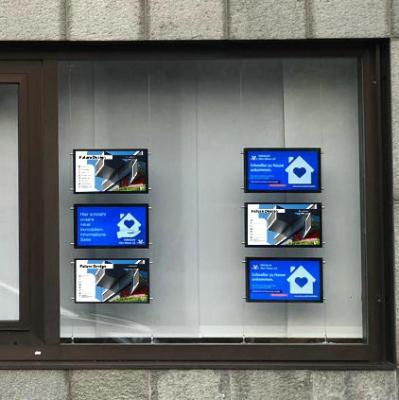 China 21.5 Zoll LCD IPS Multi-Screen Video-Player für Vollgröße Immobilien-Fenster-Display zu verkaufen