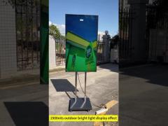 Fast Response Time and Adjustable Brightness 1200 1 Contrast Ratio LCD Display for Window