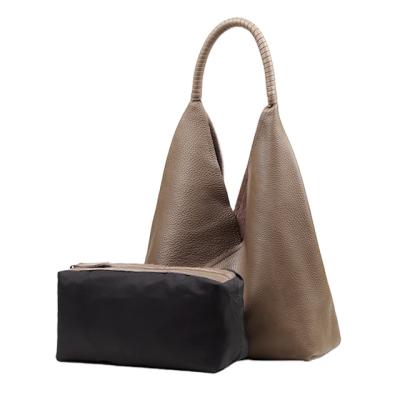 China 2021 New Fashion Leather Bag Luxury Large Capacity Elegant Handbag for sale