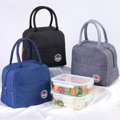 China New Large Capacity Bento Bag Insulation Cool Lunch Box Bag Cationic Portable Thick Oxford Cloth for sale