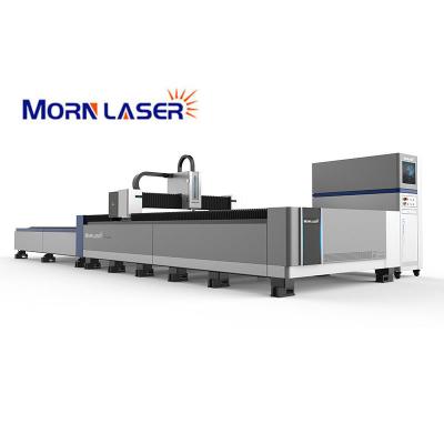 China optional 1500*3000mm / 2000*4000mm / 2500*6000mm morning cnc interchange table 6000 watt steel laser cutting machine price for sale