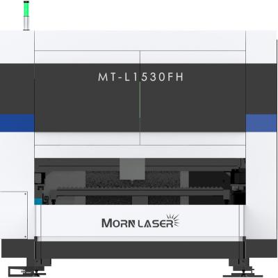 China optional 1500*3000mm/2000*4000mm/2500*6000mm morning 1000w 2000w 3000w 5000w 10000w 20000w 30000w laser cutting machine for stainless steel with protection cover for sale