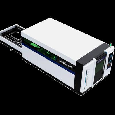 China optional selling 1500*3000mm/2000*4000mm/2500*6000mm morning 20000w 30000w fiber stainless BEST all cover fiber laser cutting machine for sale