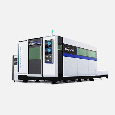 China optional hot selling 1500*3000mm/2000*4000mm/2500*6000mm 10000w 20000w 30000w fiber stainless all cover fiber laser cutting machine for sale