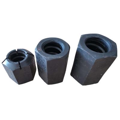 China Heavy Industry Swivel Nut Hex Nut For Post Tension 40Cr And 45# Threaded Bar for sale