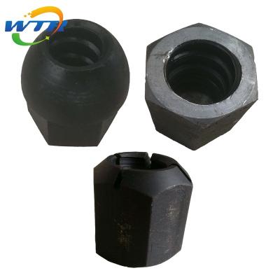 China Hotel Hex Nut for Fully Thread Flat Bar Hex, Spherical, Swivel, Dome Nut 40Cr and 45# for sale