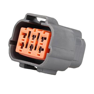 China Waterproof DL Sealed Series 6 Way Gray Female Electrical Auto Connector for Sumitomo 6195-0021 for sale