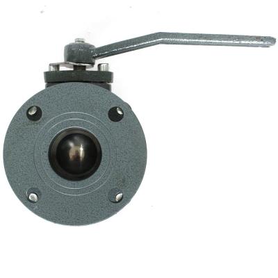 China General DN50-DN600 DI Body Double Flange Epoxy Coated Butterfly Valve With Worm Gear for sale