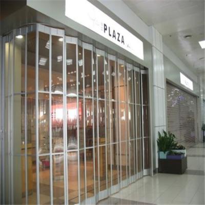 China Security Folding Transparent Folding Door / Aluminum Folding Latches for sale