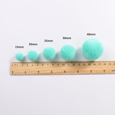 China Multicolor Fuzzy Pompom Balls Assorted Christmas Gift Pom Pom Poms Holiday Arts and Crafts Outdoor Decoration Supplier for sale