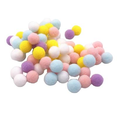 China Best Holiday Selling DIY Pom Poms Outdoor Decoration For Crafts Plush Pom Poms Ball Diy Handmade Product For Kids for sale