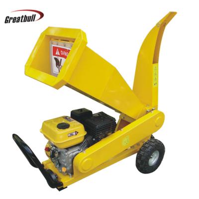 China A 15HP Gasoline Machine High Speed ​​Steel Wood Chipper Shredder Application for sale